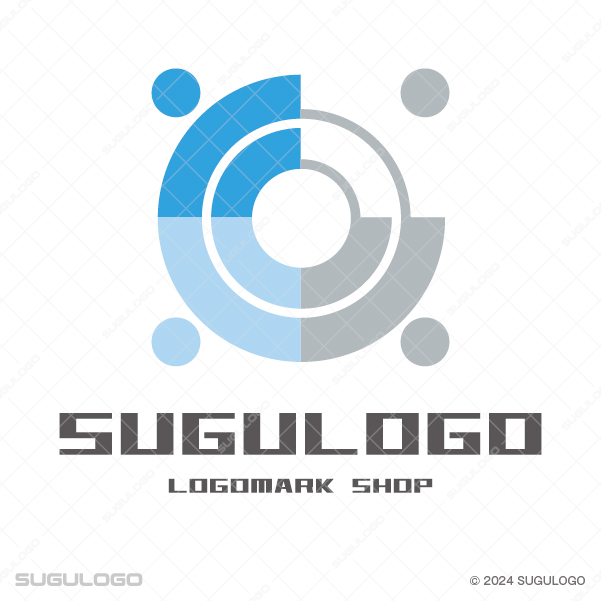 繋がりを象徴したアルファベットのCがモチーフのロゴ