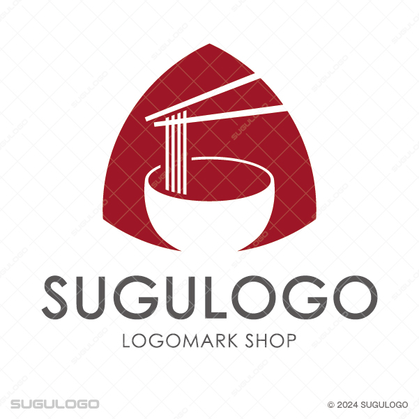 蕎麦とそばの実をモチーフにした和風(日本的)なロゴデザイン