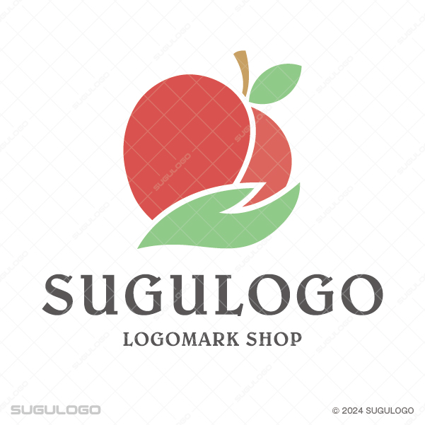 果実(フルーツ)と手をモチーフに制作したロゴデザイン