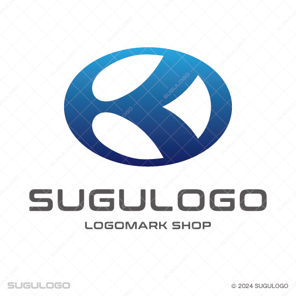 楕円の中に流麗な曲線でKを描き、先進的なスピード感と論理的な知性を表現したブルーのモダンなロゴデザイン