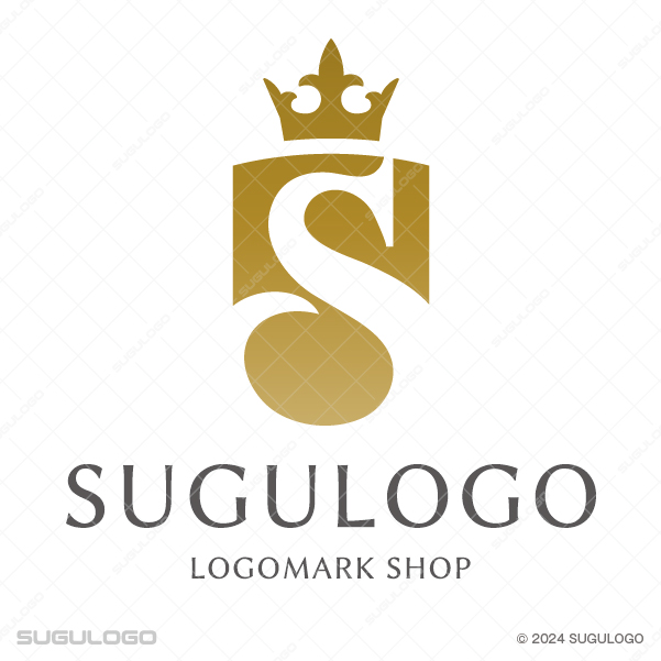 王冠を戴く盾の中にSを描き、組織の圧倒的な権威と守護、そして持続的な成功を表現した格式高いロゴデザイン