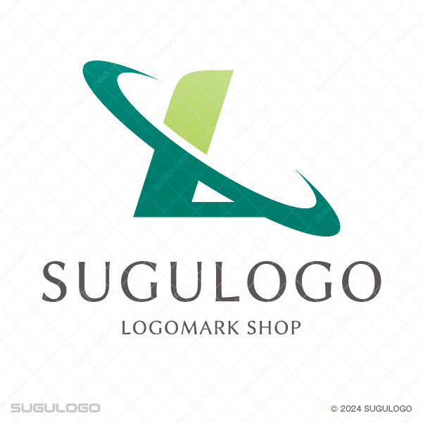 シャープな英字Lを、流動的な弧を描く軌道が貫くシンボルマーク。進化と飛躍を象徴する先進的なロゴ。