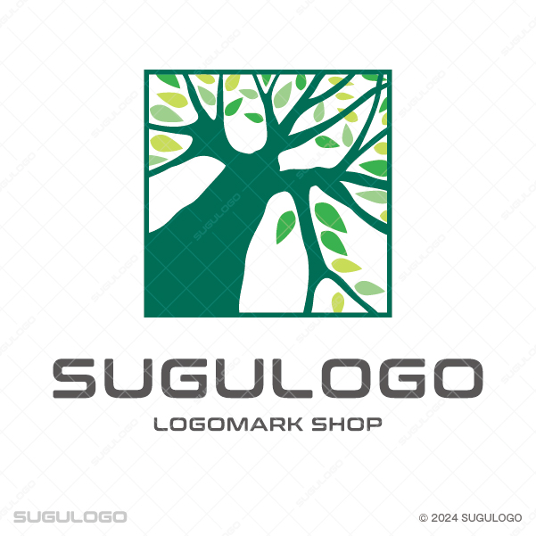 四角い枠を突き抜ける生命力溢れるロゴデザイン