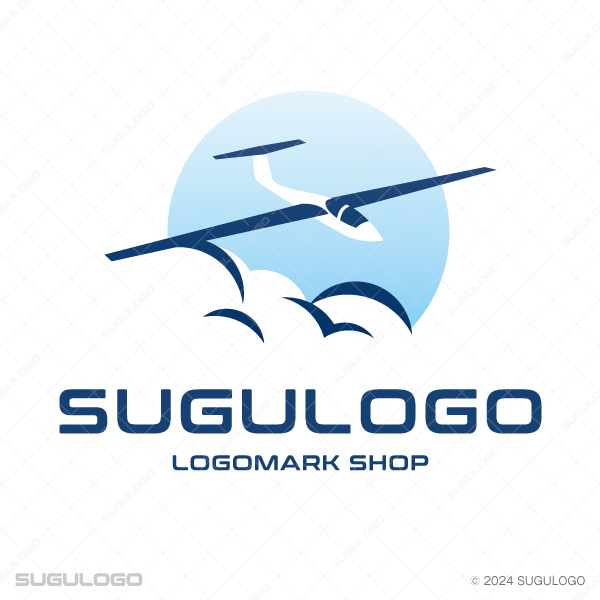 広大な空を背景に、悠然と風を捉えて進むグライダー(ラジコン)と、その下で波打つ雲のシルエットを組み合わせることで、自由な発想と高い志を表現したロゴデザイン